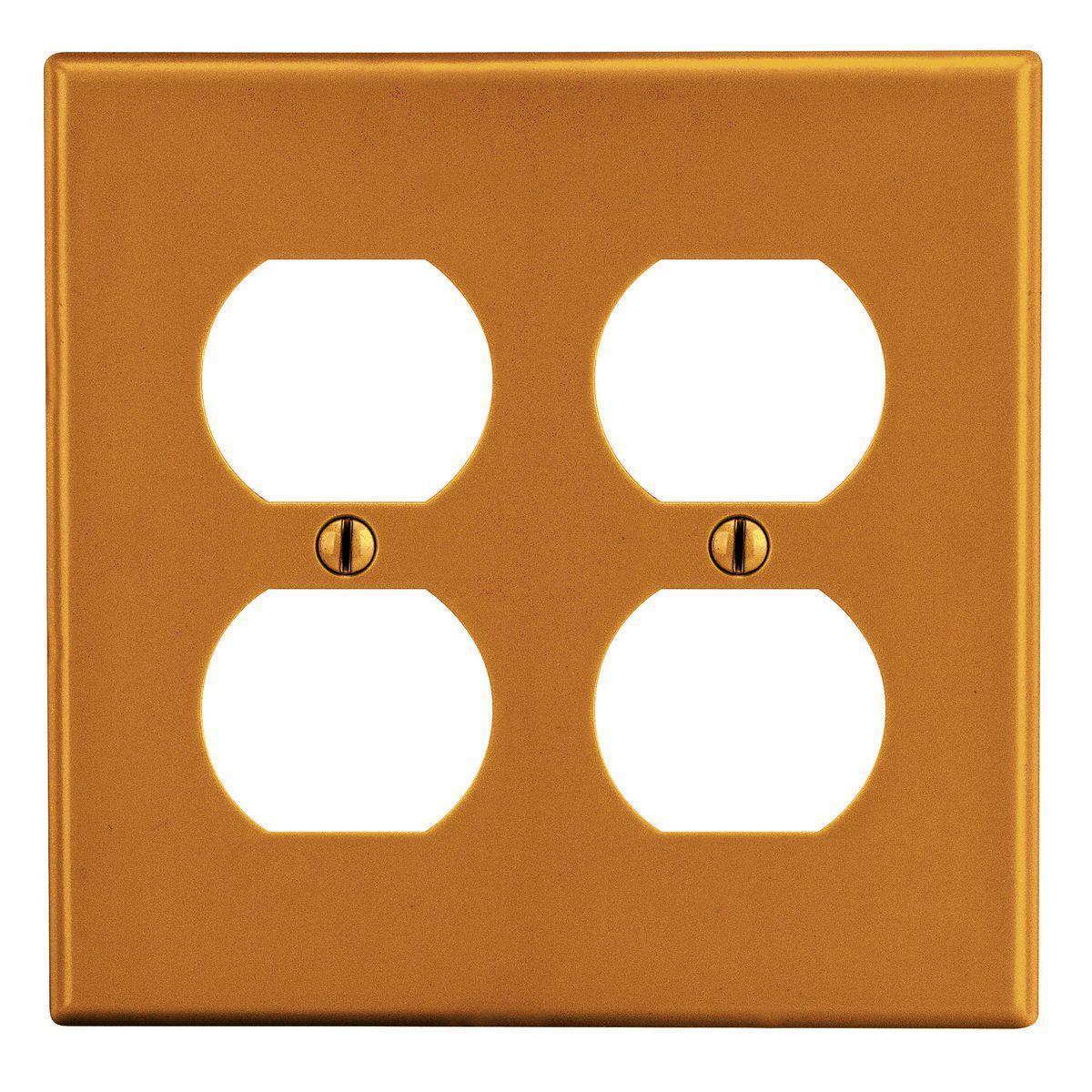 Hubbell Wiring Device-Kellems P82OR Receptacle Wallplates