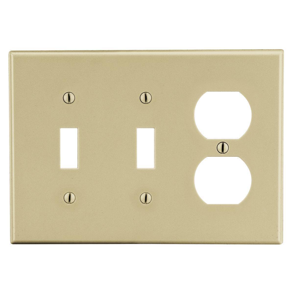 Hubbell Wiring Device-Kellems PJ28I Combination Wallplates