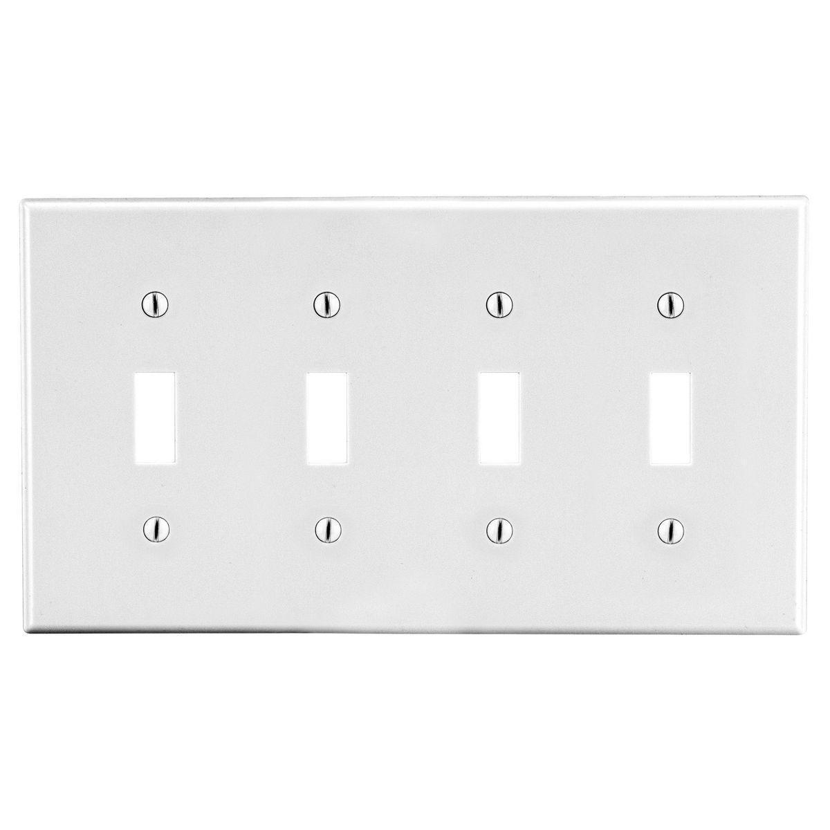 Hubbell Wiring Device-Kellems PJ4W Standard Wallplates