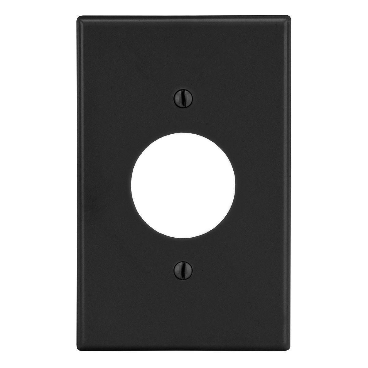 Hubbell Wiring Device-Kellems PJ7BK Receptacle Wallplates