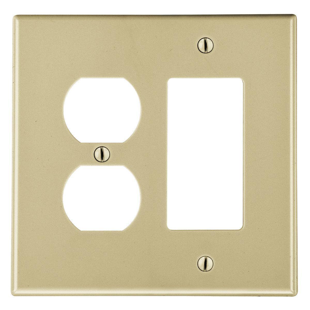 Hubbell Wiring Device-Kellems PJ826I Combination Wallplates