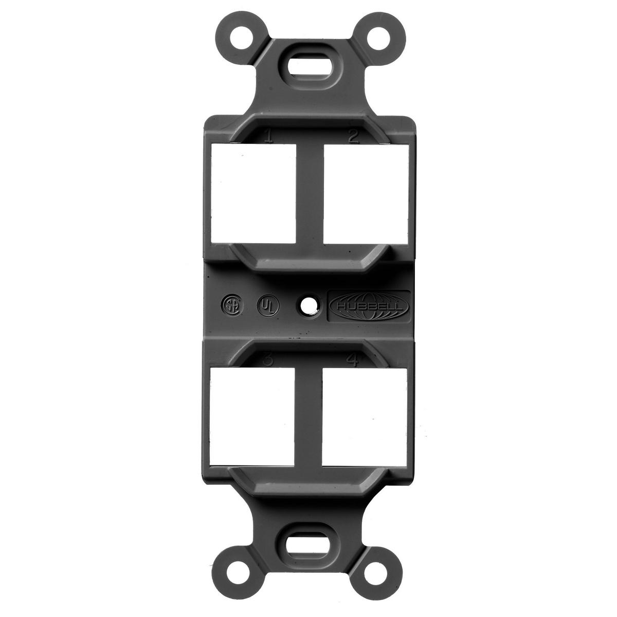 PREMISE WIRING Q106B Faceplate Adapter Frames