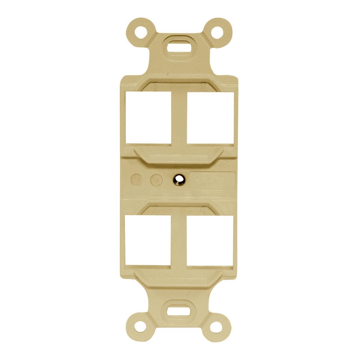 PREMISE WIRING Q106E Faceplate Adapter Frames