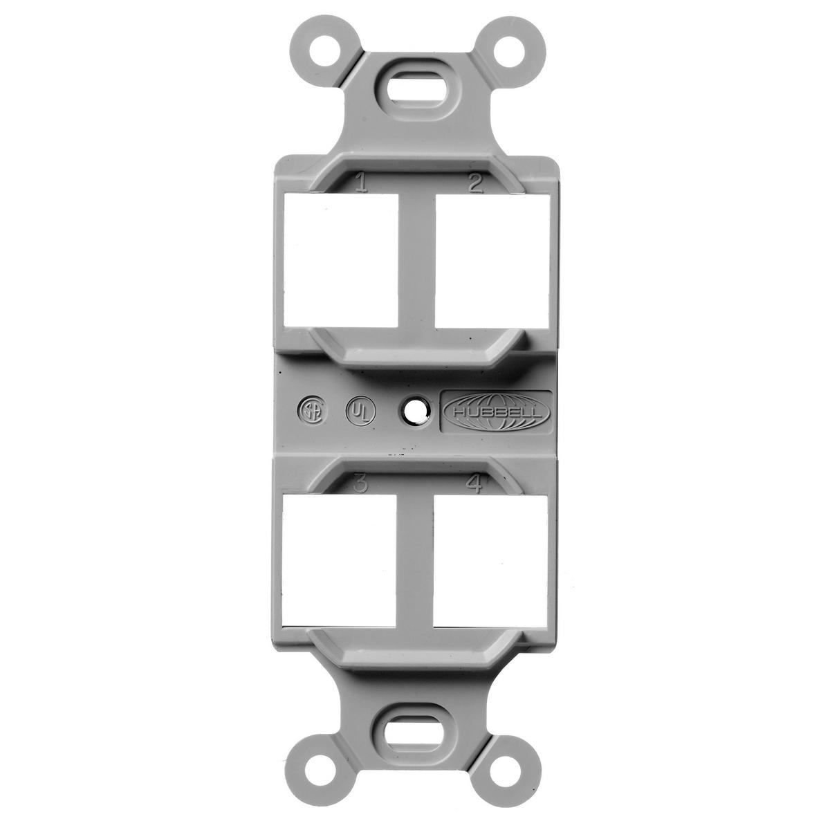 PREMISE WIRING Q106G Faceplate Adapter Frames