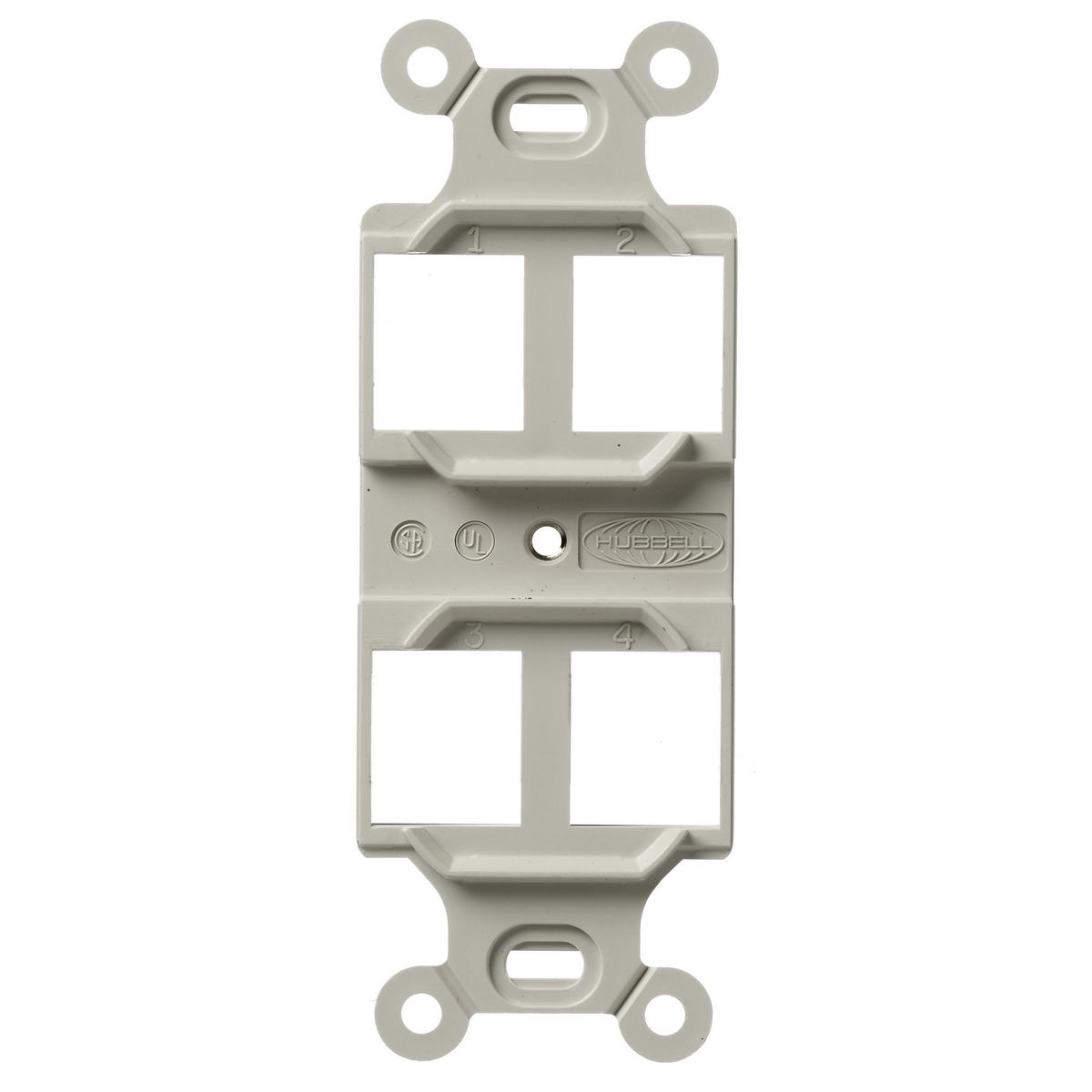 PREMISE WIRING Q106O Faceplate Adapter Frames