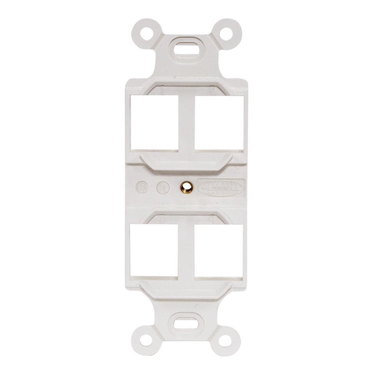 PREMISE WIRING Q106W Faceplate Adapter Frames