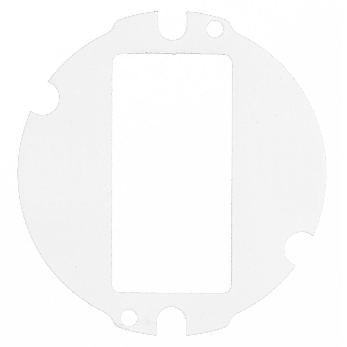 Hubbell Wiring Device-Kellems S1R4SPSTYLE CFB Standard Sized Sub Plate, 4 in Dia, 2.64 in W, Stamped Steel