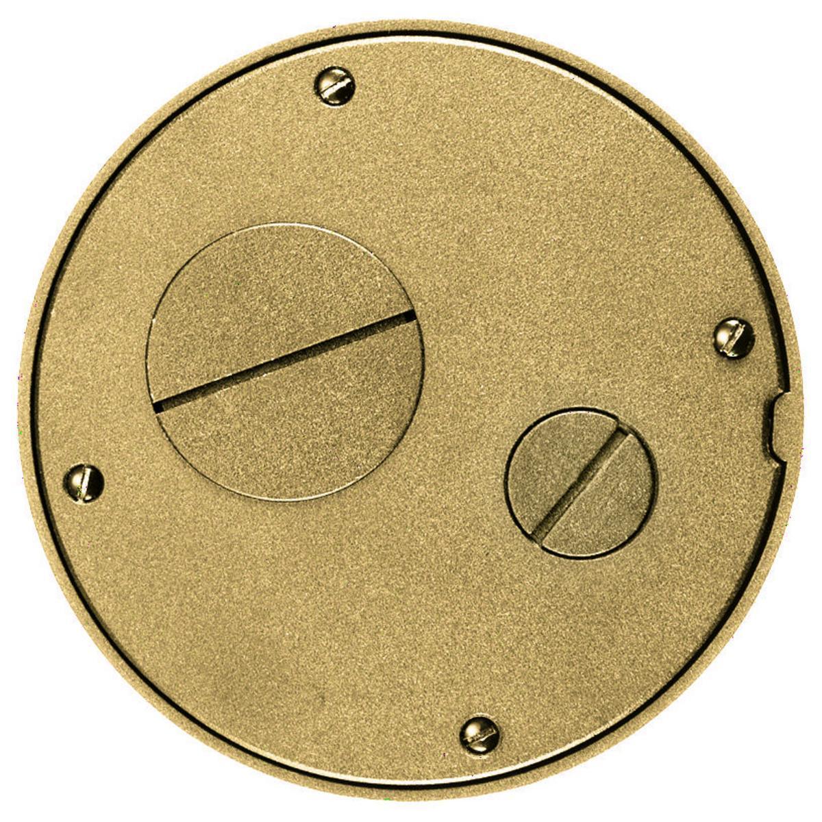 Hubbell Wiring Device-Kellems S1SPFFTBRS Poke-Through Covers