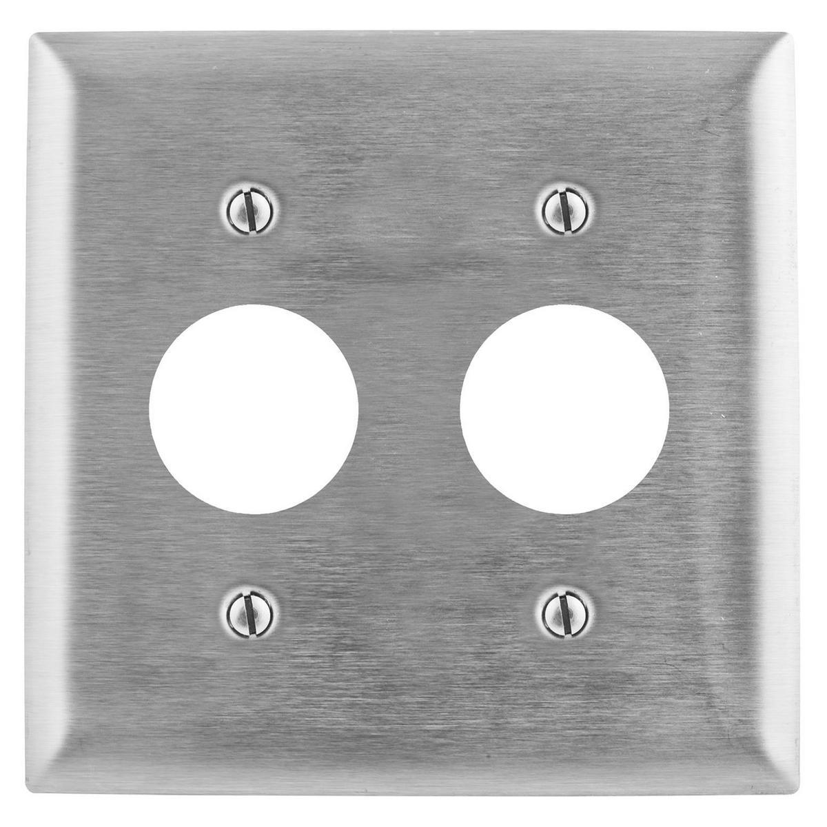 Hubbell Wiring Device-Kellems SS72 Receptacle Wallplates