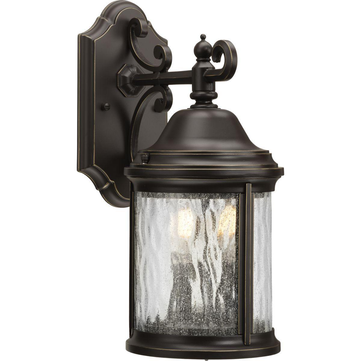 Progress Lighting® P5649-20 Ashmore Casual/New Traditional/Rustic Wall Lantern, 60 W, E12 Incandescent Lamp
