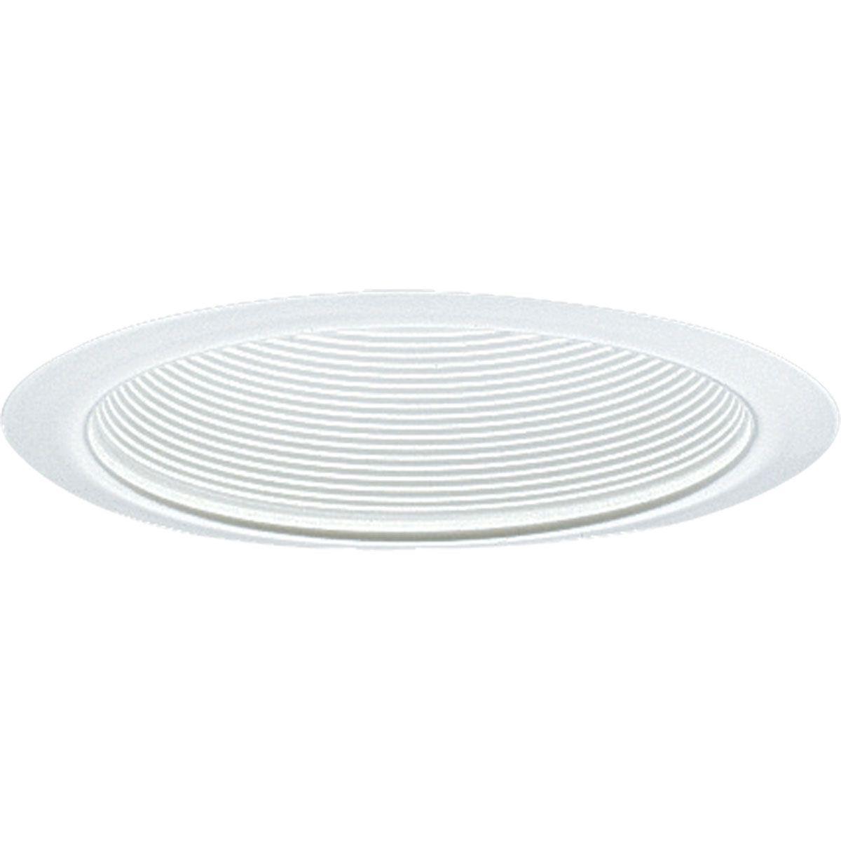 Progress Lighting® P8063-28 Step Baffle Trim, 6-11/32 in ID x 7-3/4 in OD, Incandescent Lamp, For Use With IC and Non-IC Shallow Housing, Aluminum