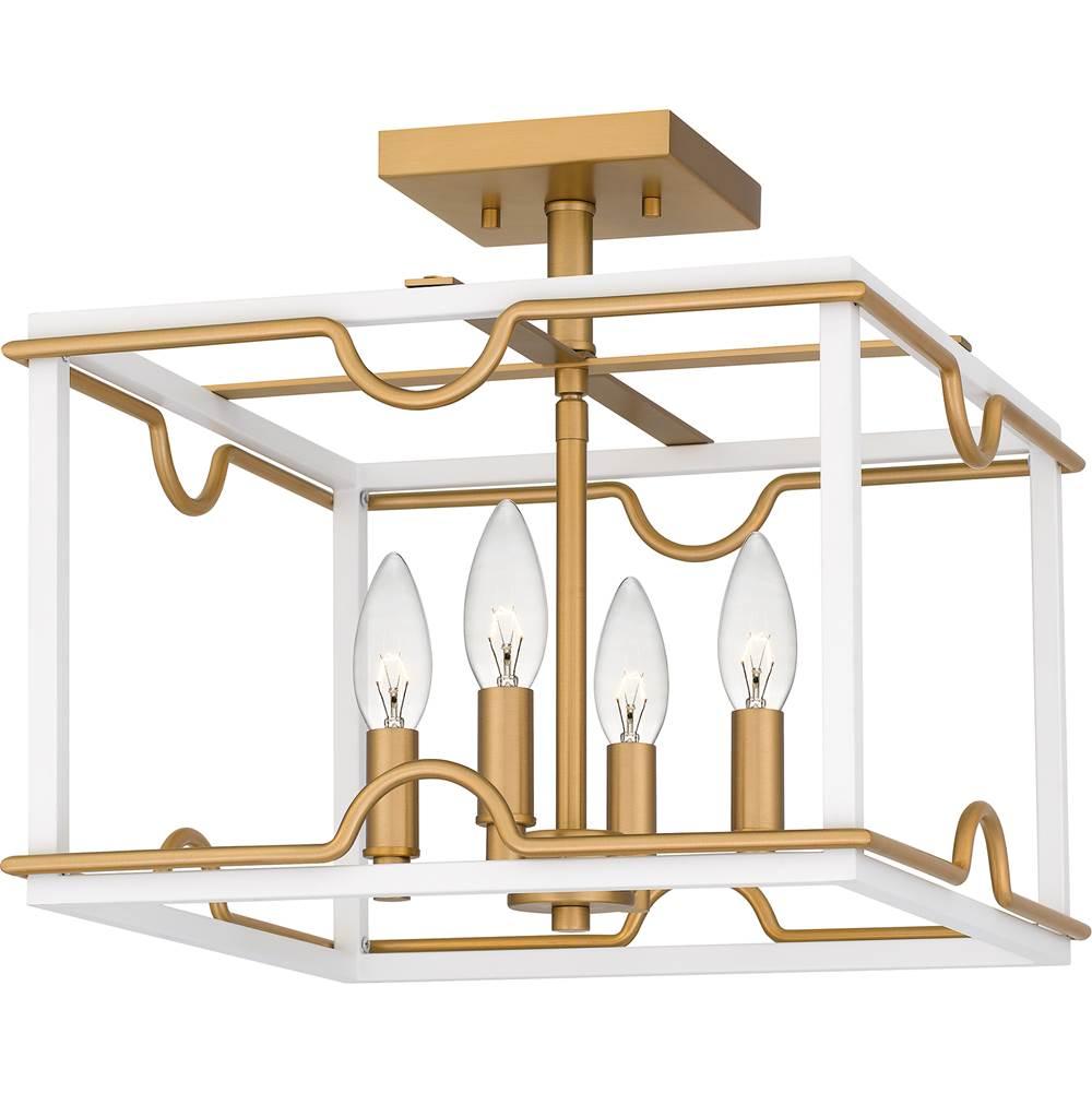 Quoizel Inc BNK1714W Semi-Flush Mount Lighting