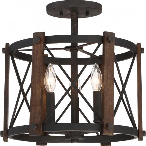 Quoizel Inc BRO1715MK Semi-Flush Mount Lighting