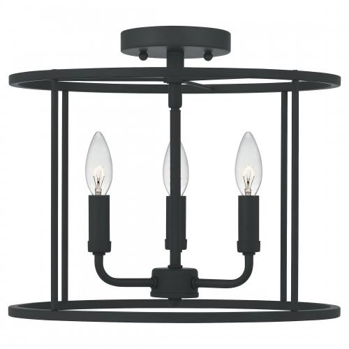 Quoizel Inc ABR1714MBK Semi-Flush Mount Lighting