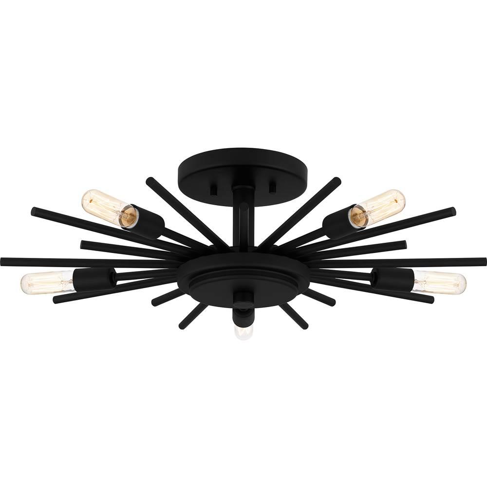Quoizel Inc QSF6158MBK Semi-Flush Mount Lighting