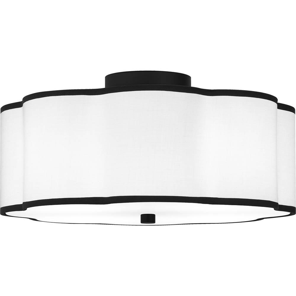Quoizel Inc QSF6179MBK Semi-Flush Mount Lighting