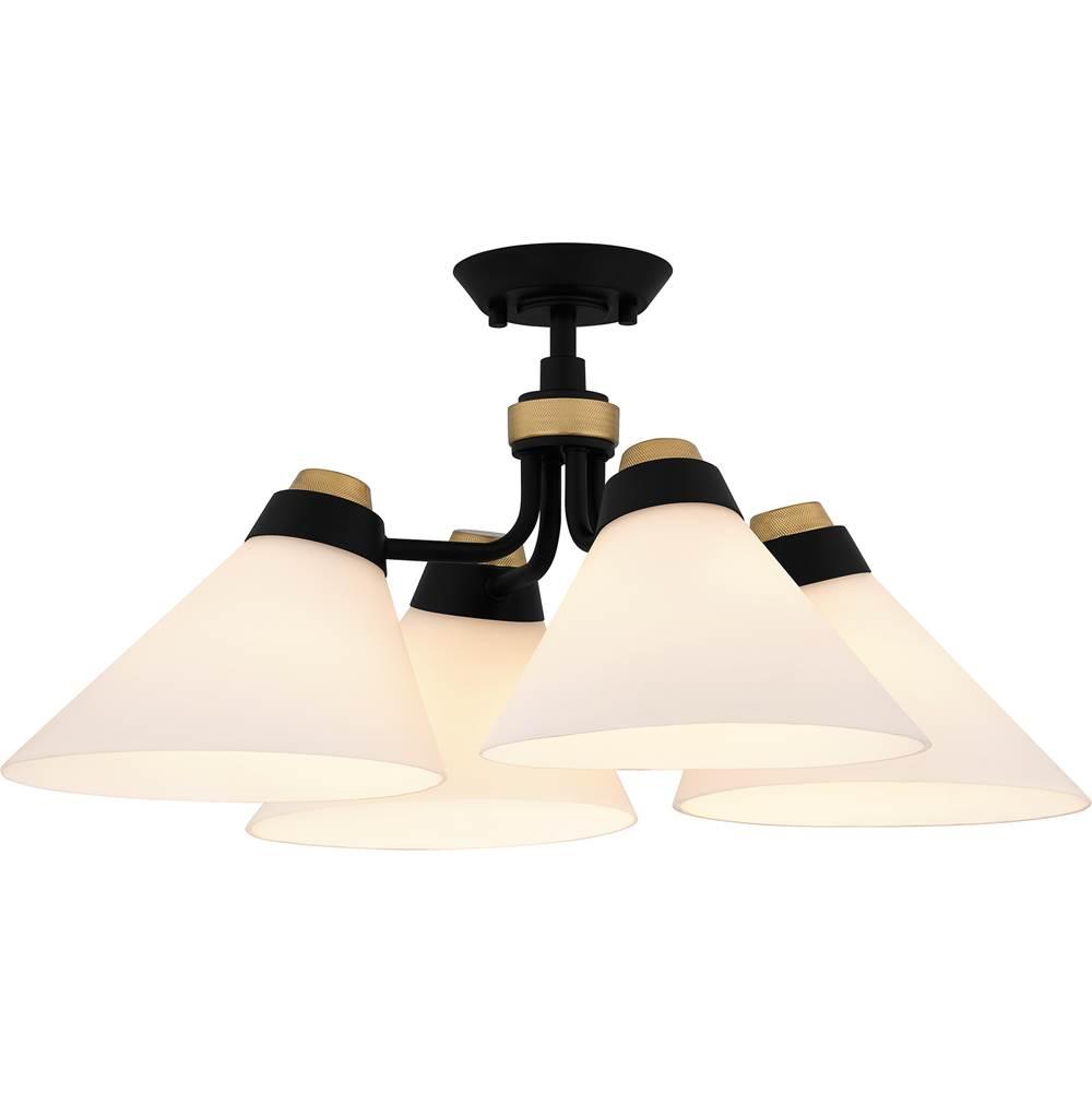 Quoizel Inc QSF6218MBK Semi-Flush Mount Lighting
