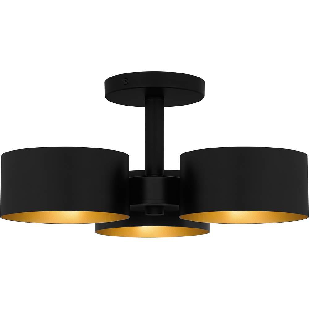 Quoizel Inc QSF6745MBK Semi-Flush Mount Lighting