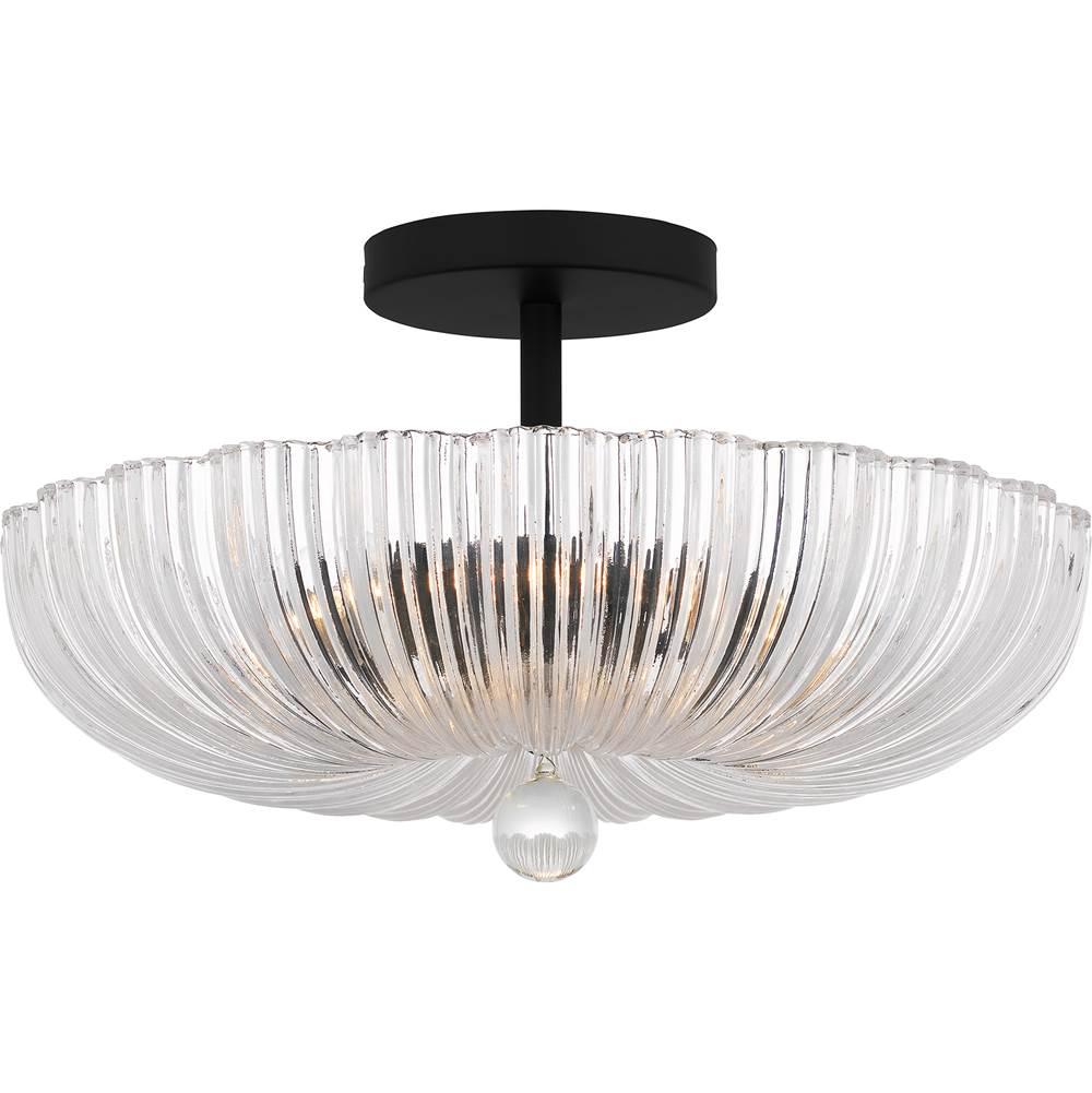 Quoizel Inc QSF6748MBK Semi-Flush Mount Lighting
