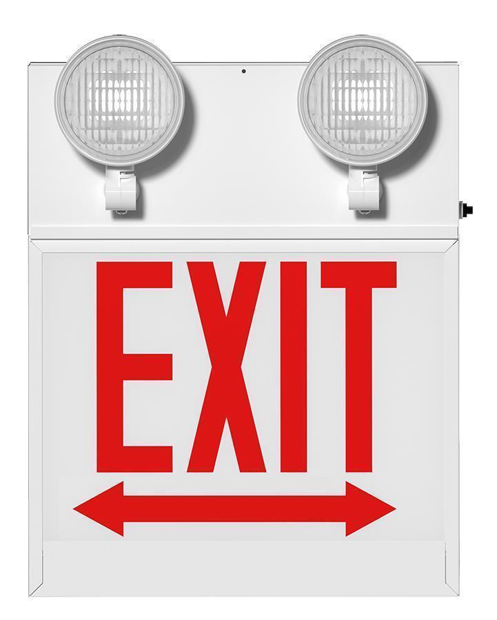 RAB Lighting ECOMBO-LRARCH Combo Lighting Unit & Exits