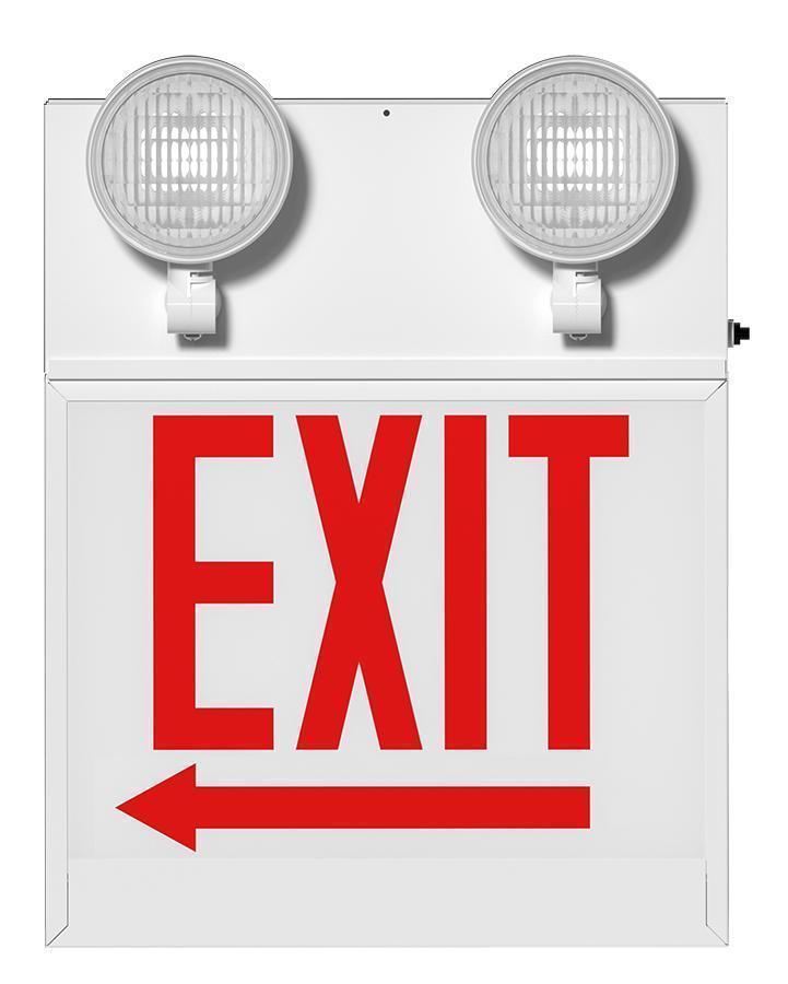 RAB Lighting ECOMBO-1LACH Combo Lighting Unit & Exits