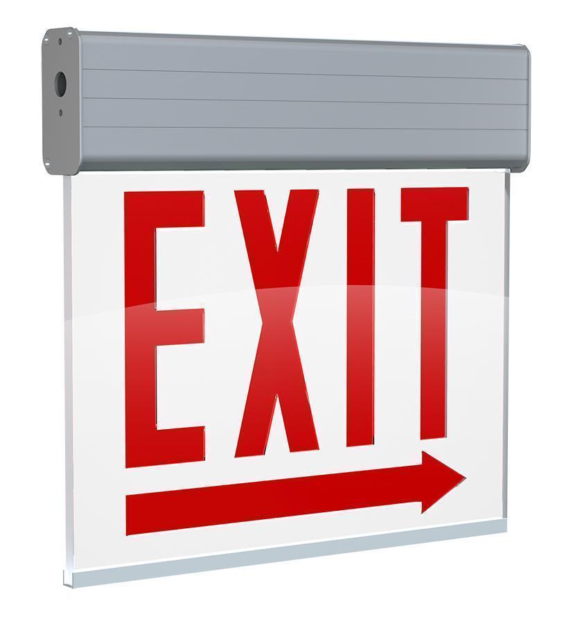 RAB Lighting EXITEDGE-1WPRACH/E Exit Signs