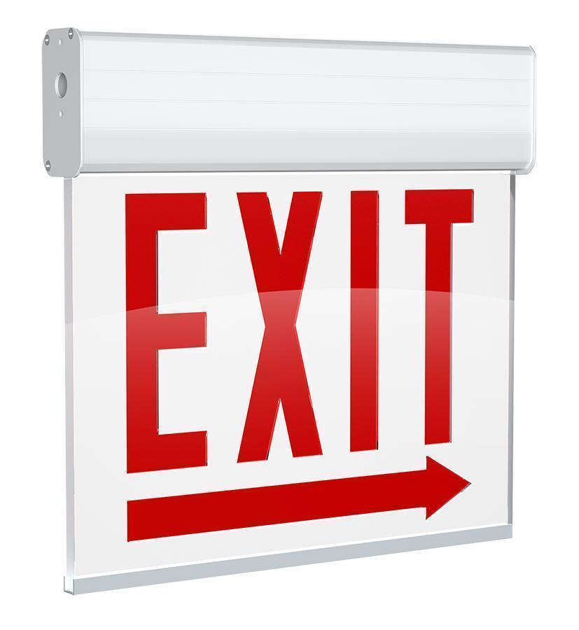RAB Lighting EXITEDGE-1WPWRACH Exit Signs