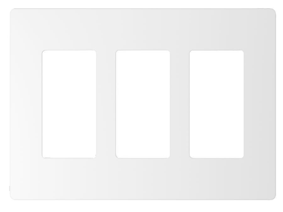RAB Lighting LCPLATE/3W Lighting Control Wall Plates & Accessories
