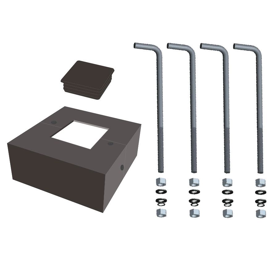 RAB Lighting ABK4-07-BCK-S4 Pole Support Products