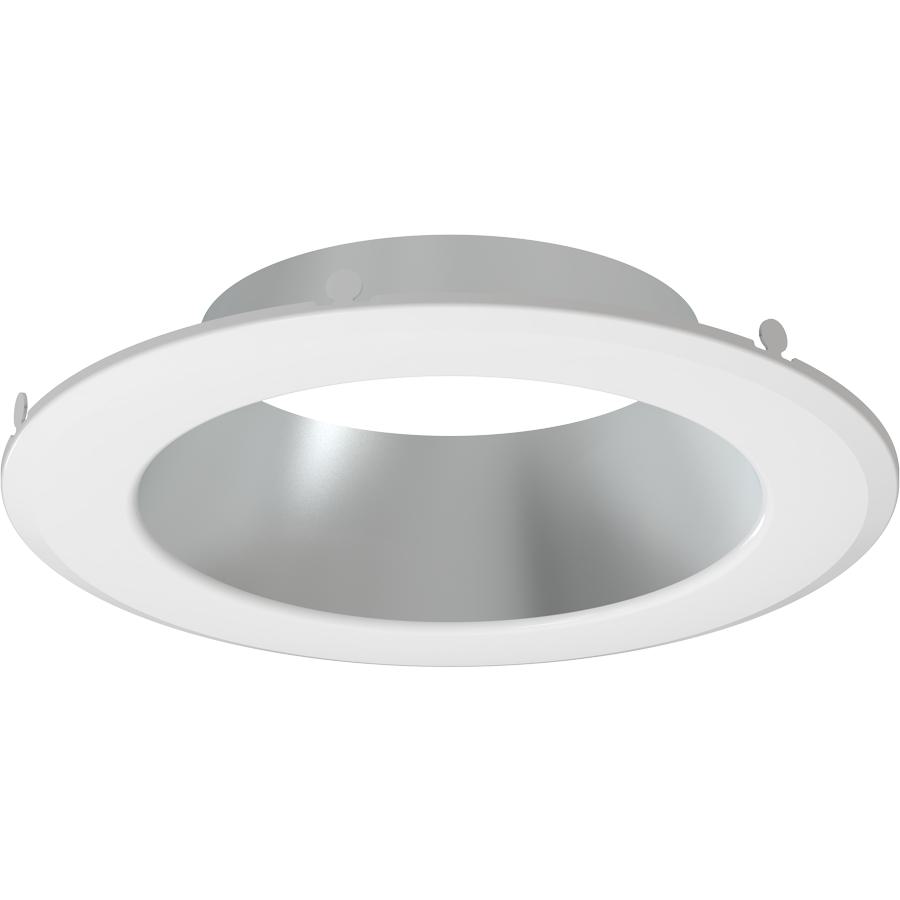 RAB Lighting DLTRIM/CRLEDFA6R-HW Color Trim, For Use With Commercial Downlights, Round Shape, Smooth Style, Aluminum