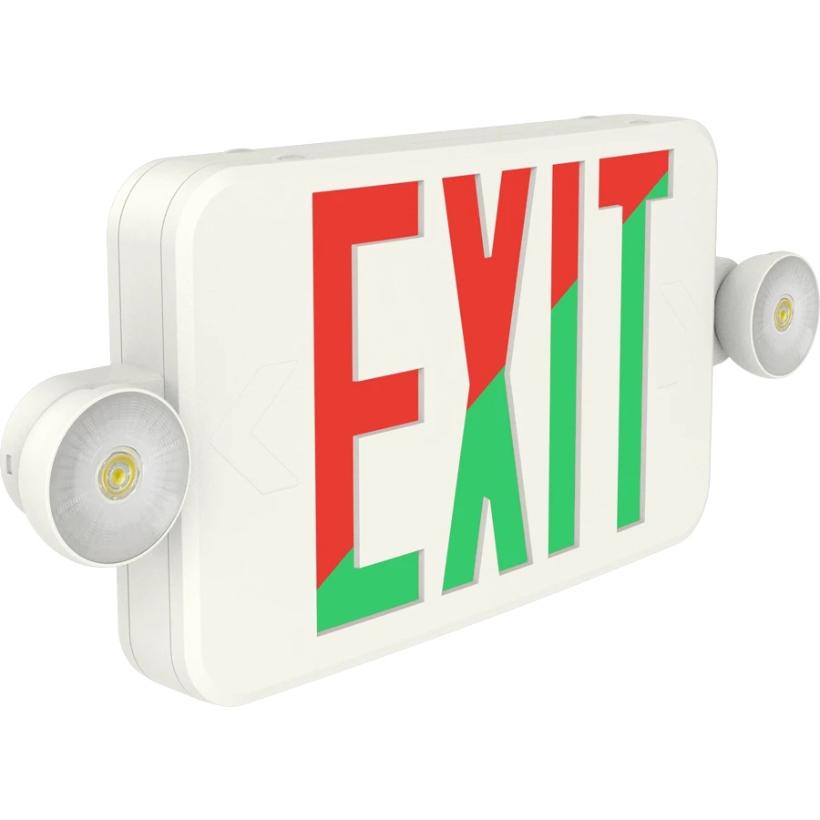 RAB Lighting ECOMBO34-RG Combo Lighting Unit & Exits