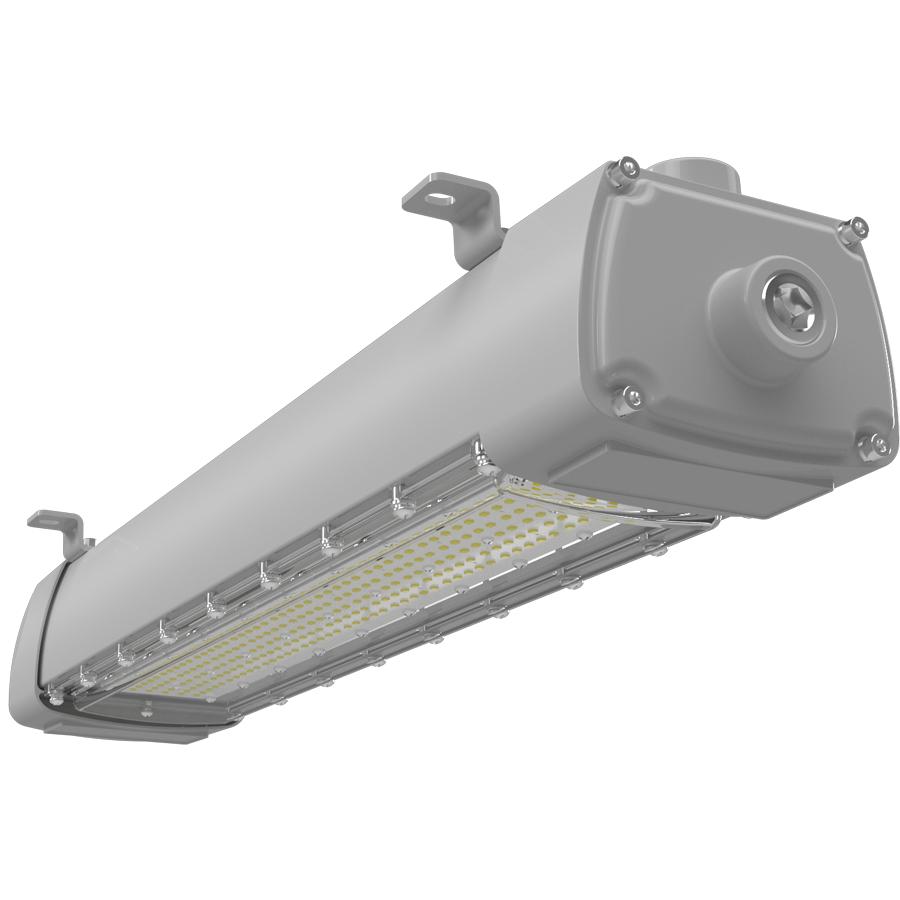 RAB Lighting HAZSR2H HAZ Strip Light, LED Lamp, 120/208/240/277 V AC, Gray Housing