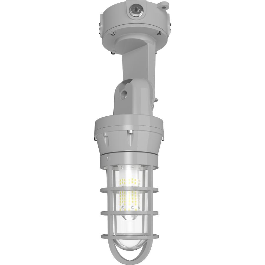 RAB Lighting HAZVX30 HAZVX Vaporproof Light Fixture, LED Lamp, 120/208/240/277 V AC, Gray Housing