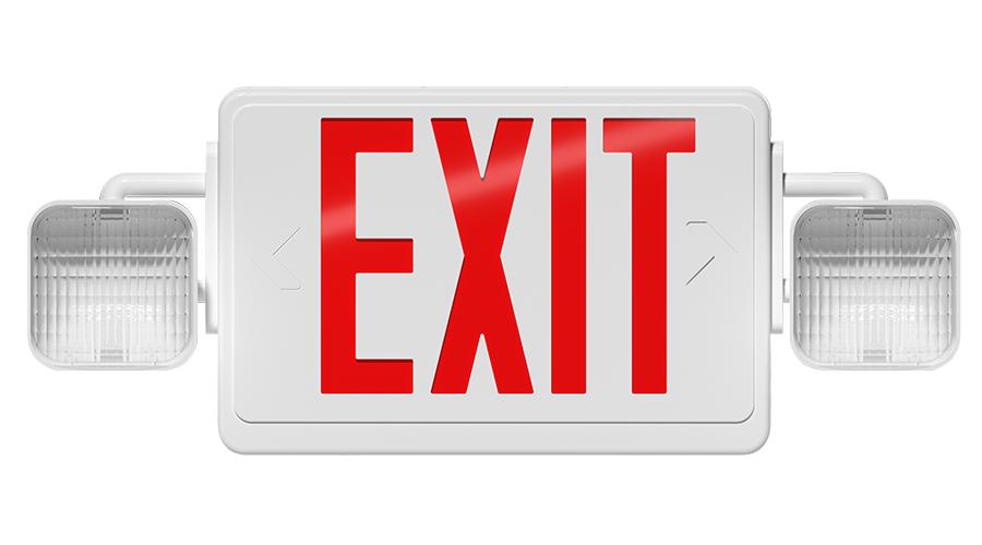 RAB Lighting ECOMBO-S Combo Lighting Unit & Exits