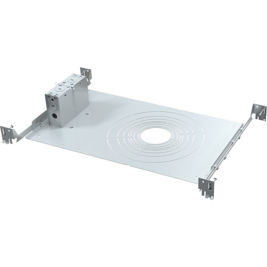 RAB Lighting ND22-RFRAME ND22 New Construction Housing, LED Lamp, 120/208/240/277 V, Metal Housing