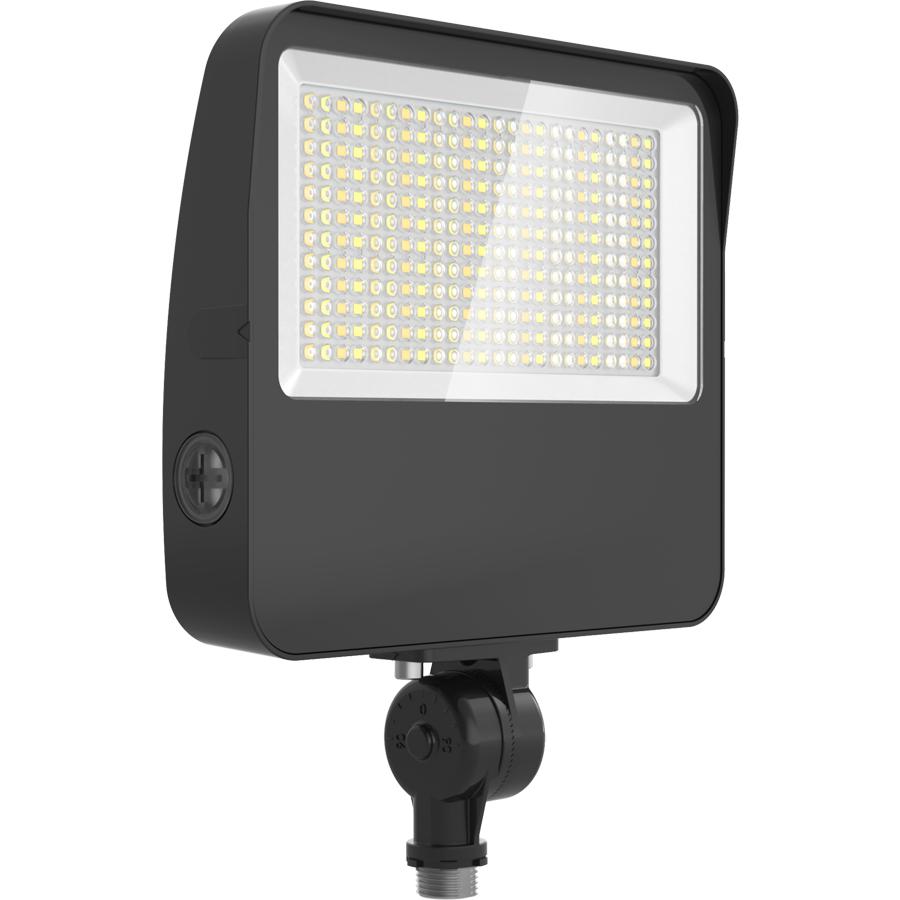RAB Lighting XL22-60 XL22 Field-Adjustable Floodlight Fixture, LED Lamp, 120/208/240/277 V, Bronze Housing