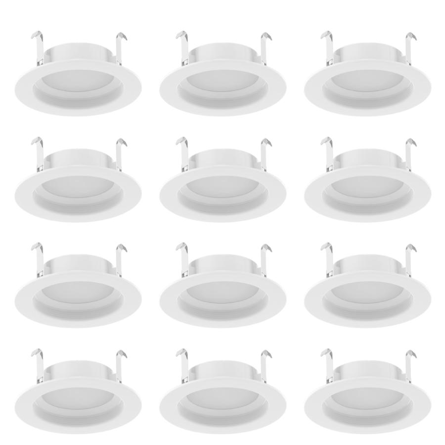 RAB Lighting R34-4B/BP R34 Round Downlight, 120 V, Plastic Housing