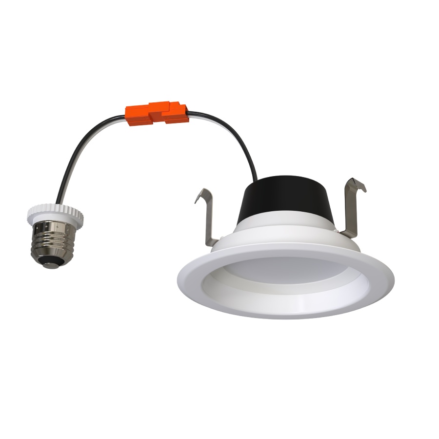 RAB Lighting R34X-4 R34 Downlight, 7/6/5 W Fixture, 120 V