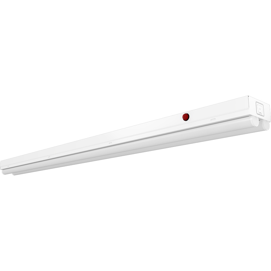 RAB Lighting STRP4H/E Double Strip Light, LED Lamp, 120 to 277 V