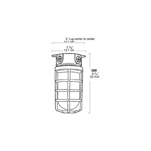 RAB Lighting VLX200DG Outdoor Vaporproof Light Fixtures