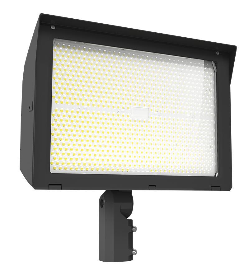 RAB Lighting X22-420 X22 Floodlight Fixture, LED Lamp, 420, 380, 340, 300 W Fixture, 120 to 277 V, Bronze Housing