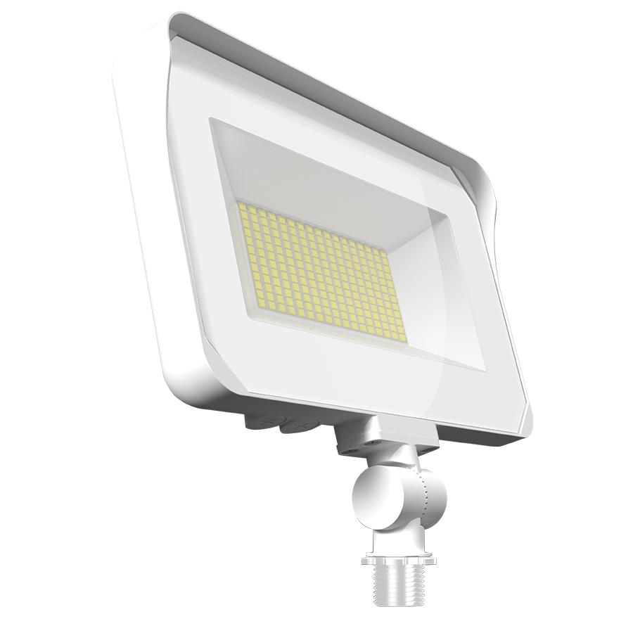 RAB Lighting X34MW/RGB X34 Field-Adjustable Floodlight, LED Lamp, 60 W Fixture, 120 to 277 V, White Housing