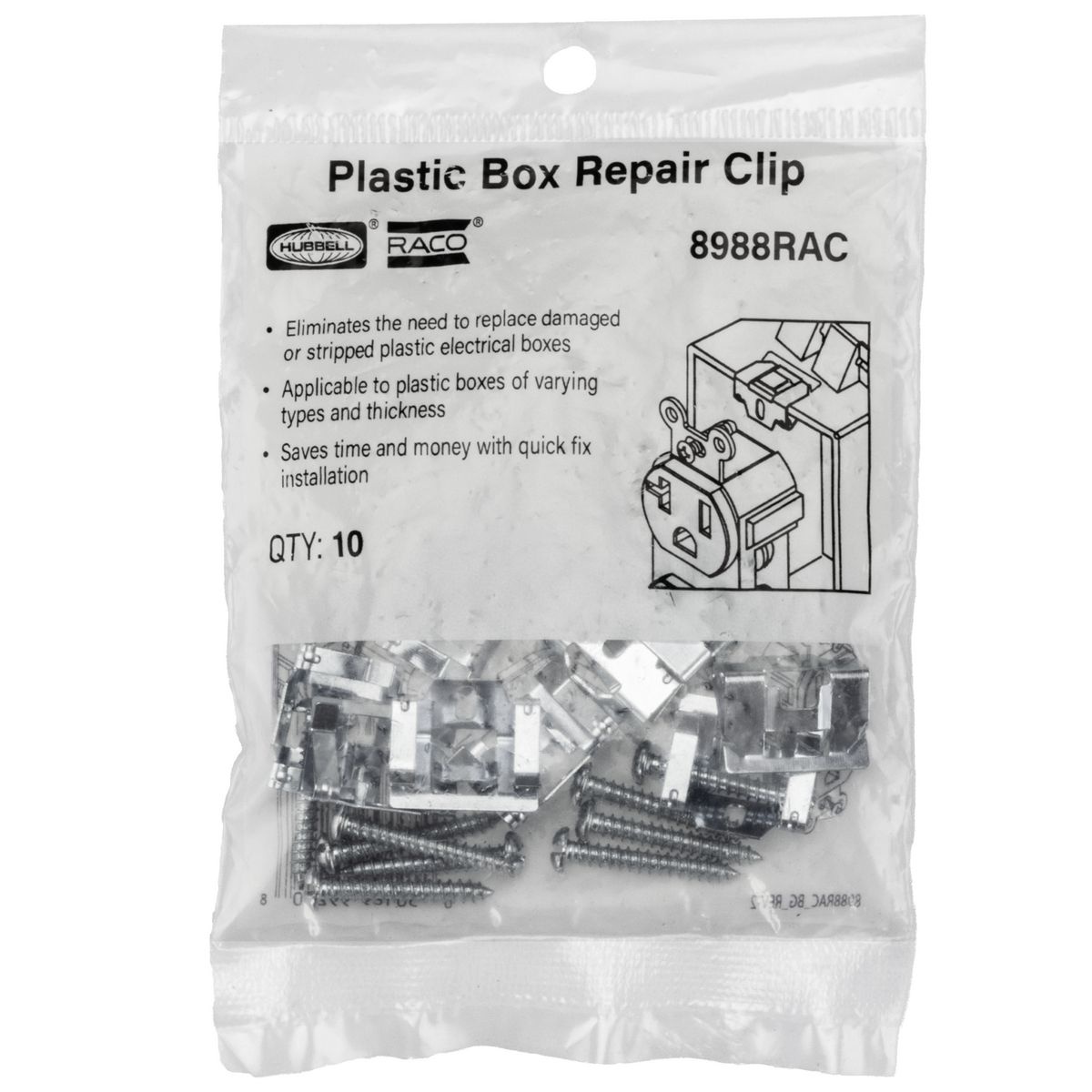 RACO® 8988RAC Electric Box Mounting Accessories