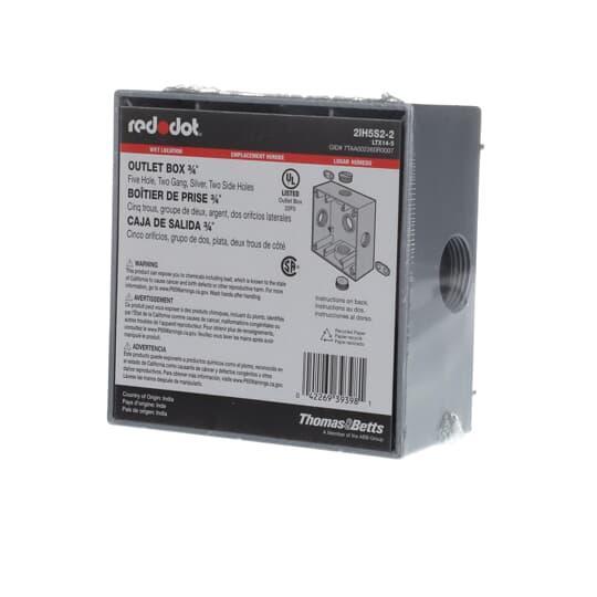 Red Dot® 2IH5S2-2 Weatherproof Device/Outlet Boxes