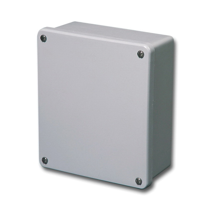 Stahlin F963 F Configuration Enclosure With (4) Cover Screw, 9 in H x 6 in W x 3 in D, NEMA 1/3R/4X/6P/12, Fiberglass Reinforced Polyester