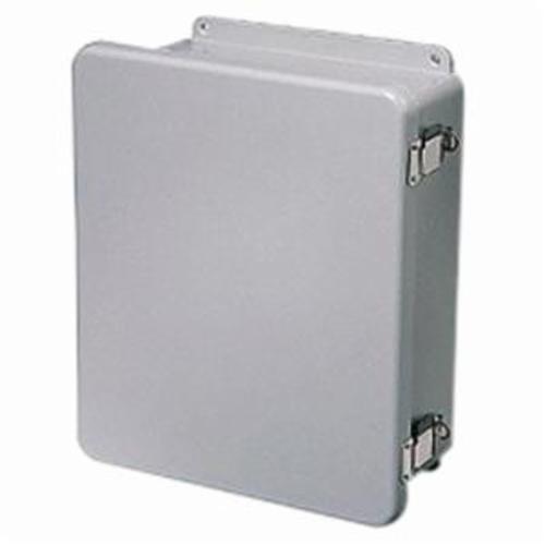 Stahlin J1212HPL Enclosure, 12 in H x 12 in W x 6 in D, NEMA 4X, Fiberglass Reinforced Polyester