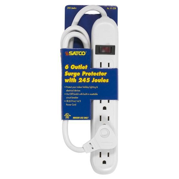 SATCO® 91-220 Power Outlet Strips