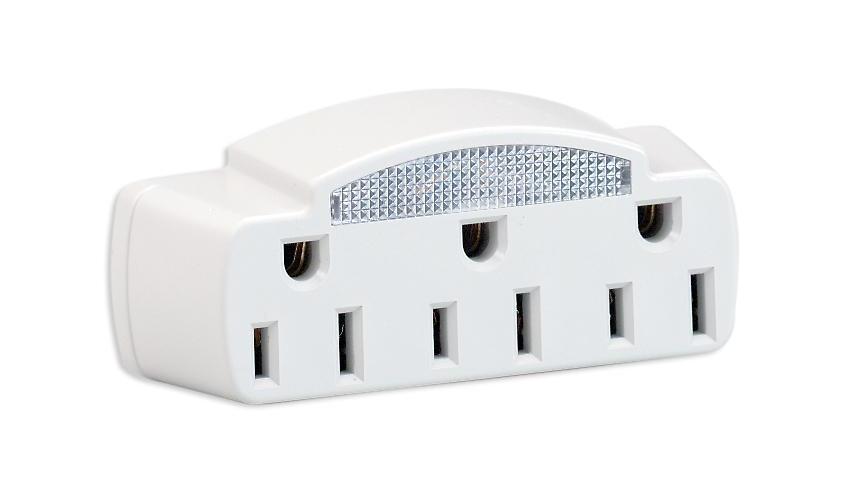 SATCO® 91-227 Power Outlet Taps-Adapters