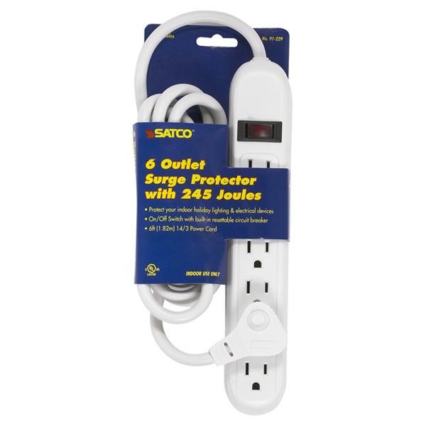 SATCO® 91-229 Surge Protected Outlet Strips