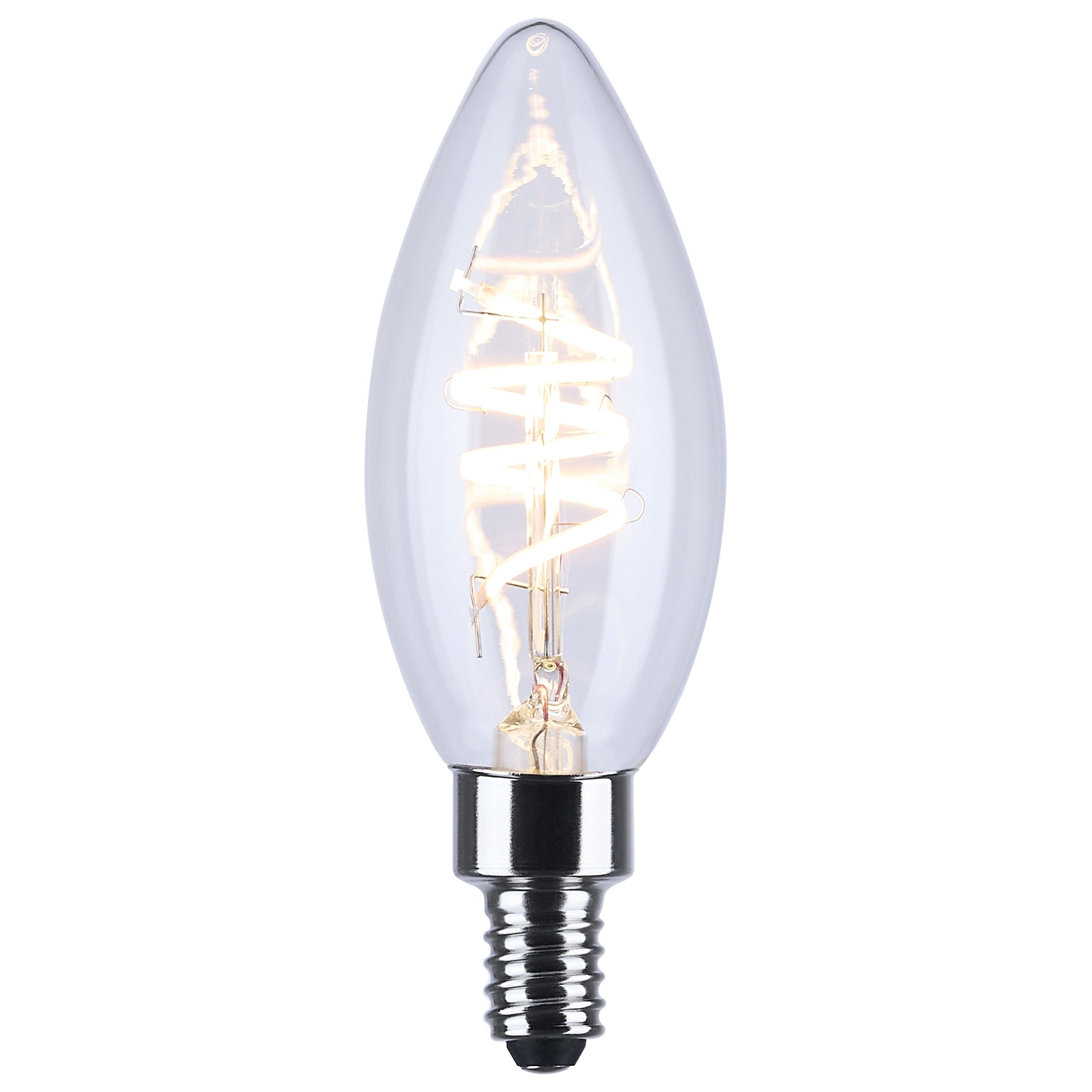NUVO® by SATCO S11525R1 Lamp, 40 W Incandescent Equivalent, E12, B11 Shape, 350 Lumens